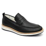 Loafer Elite Couro Premium Preto
