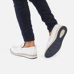  Loafer Elite Couro Premium Branco