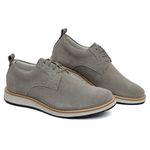 Loafer Elite Couro Premium Cinza