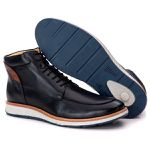 Loafer Elite Couro Premium Comfort Preto