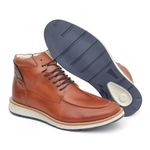 Loafer Elite Couro Premium Comfort Castor 
