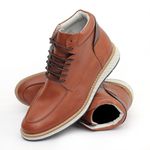 Loafer Elite Couro Premium Comfort Castor 
