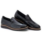 Sapato Masculino Elite Couro Premium Comfort All Black 