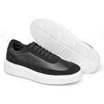 Tenis Masculino Fly Preto Nobuck Preto Milan Gelo