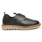 Sapato Masculino Derby Tratorado Preto Los Angeles