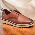 Sapato Masculino Derby Tratorado Fumex Castor Los Angeles