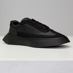 Tenis Masculino Confort Preto Nobuck Preto Hollywood Preto