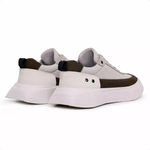 Tenis Masculino Fly Bege Nobuck Militar Selaria Bege Sola Hollywood Gelo