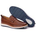 Loafer Elite Couro Premium Castor 