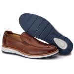  Loafer Elite Couro Premium Castor 