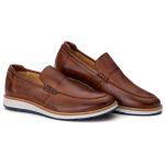  Loafer Elite Couro Premium Castor 