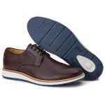 Loafer Elite Couro Premium Trice Cafe 