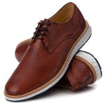 Loafer Elite Couro Premium Trice Havana 