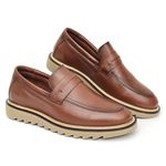 Sapato Masculino Loafer Tratorado Mouro 