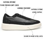Tenis Masculino Fly Preto Nobuck Preto Milan Gelo