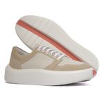 Tenis Masculino Confort Offwhite-Areia Hongkong Branco