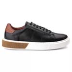 Tenis Casual Confort Londres Preto-Castor