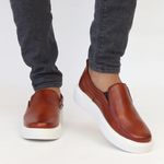 Sapato Masculino Slip On Milão Castor