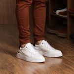 Sapato Casual Masculino Olimpo Branco 