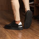 Sapato Casual Masculino Confort Olimpo Preto-branco