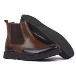 Bota Masculina Em Couro Premium Mouro-preto Tokio Preto