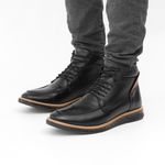 Loafer Elite Couro Premium Comfort All Black
