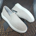 Slip On Masculino Em Couro Milão Areia