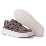  Tenis Casual Selaria Cinza Nobuck Selaria Preto Yokohama Branco 28502