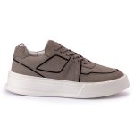  Tenis Casual Selaria Cinza Nobuck Selaria Preto Yokohama Branco 28502