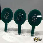 Espelho de Mão Oval Acrílico Cores Básicas