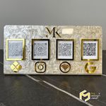 Placa QR Code Mod3 4QRs