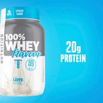 100% Whey Flavour Whey Protein Pote 900g Atlhetica Nutrition Leite