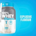 100% Whey Flavour Whey Protein Pote 900g Atlhetica Nutrition Leite
