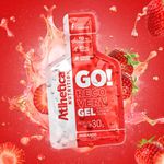 GO! Recovery Gel Caixa com 10 unidades de 30g Atlhetica Nutrition Morango