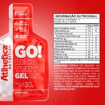 GO! Recovery Gel Caixa com 10 unidades de 30g Atlhetica Nutrition Morango