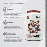 Whey Protein 3W Fresh Whey Pote 900g Dux Nutrition Lab Chocolate e Avelã
