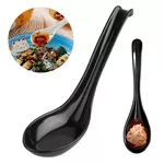 COLHER SOPA MISSO ( PRETA ) (UN)