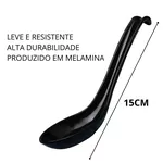 COLHER SOPA MISSO ( PRETA ) (UN)