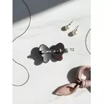 Presilha Tartaruga De Acetato 6,0 X 4,5 Cm Estilo borboleta 