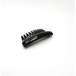  N310752NR Pente curto Tartaruga Acetato preto 2,5 x 6,0 cm 
