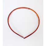 Tiara Lisa Tartaruga e Preta De Acetato 0,5cm Lg N 2475022001- 0044 