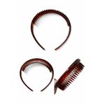 Tiara Lisa Tartaruga Acetato 3,0 cm LG Marrom
