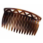 N 20164 Pente Tartaruga 14 Dentes 7,0 X 4,0 Cm