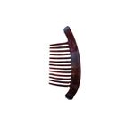 Pente tartaruga celulose 20,x 8,0 cm com 13 dentes N-30028