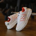 Tênis Branco para Treino Xtep Run II - White Orange