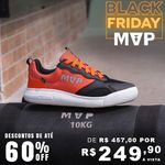 Tênis Confortável para Treinos Rx Fly - Black Orange