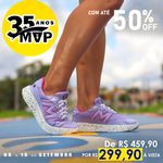 Tênis de Corrida Feminino Xtep Run II - Mauve Pink