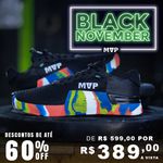 Tênis de Cross MVP 5x5 - Black Splash