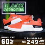 Tênis de Treino MVP 5x5 - Orange White