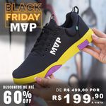 Tênis de treino Unissex Rhino X Tech III - Black Yellow